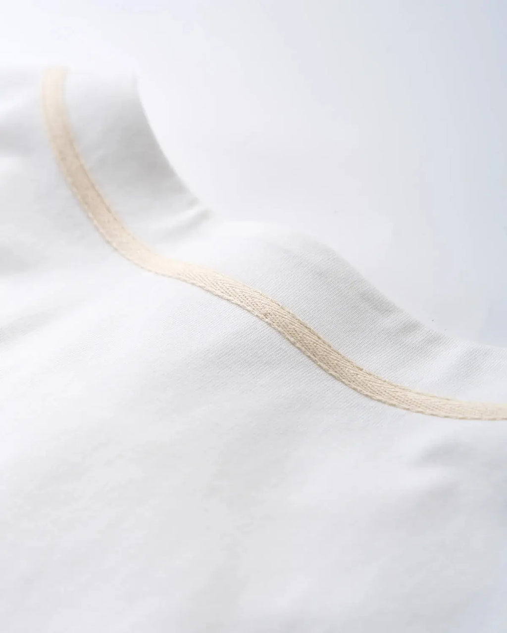 Inflation Streetwear Old Money Henley Collar T-Shirt in neutral color, showcasing the classic design and comfortable fit.