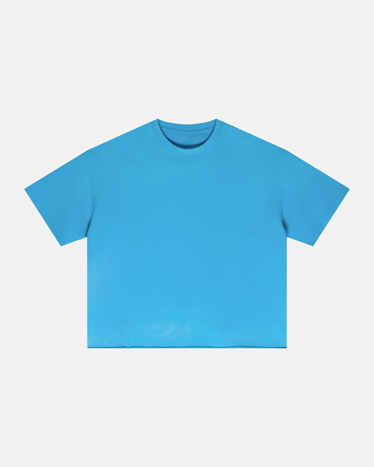 Monkey Washed Boxy Cropped T-Shirt by INFLATION, featuring a relaxed fit and casual streetwear style in a washed cotton fabric.