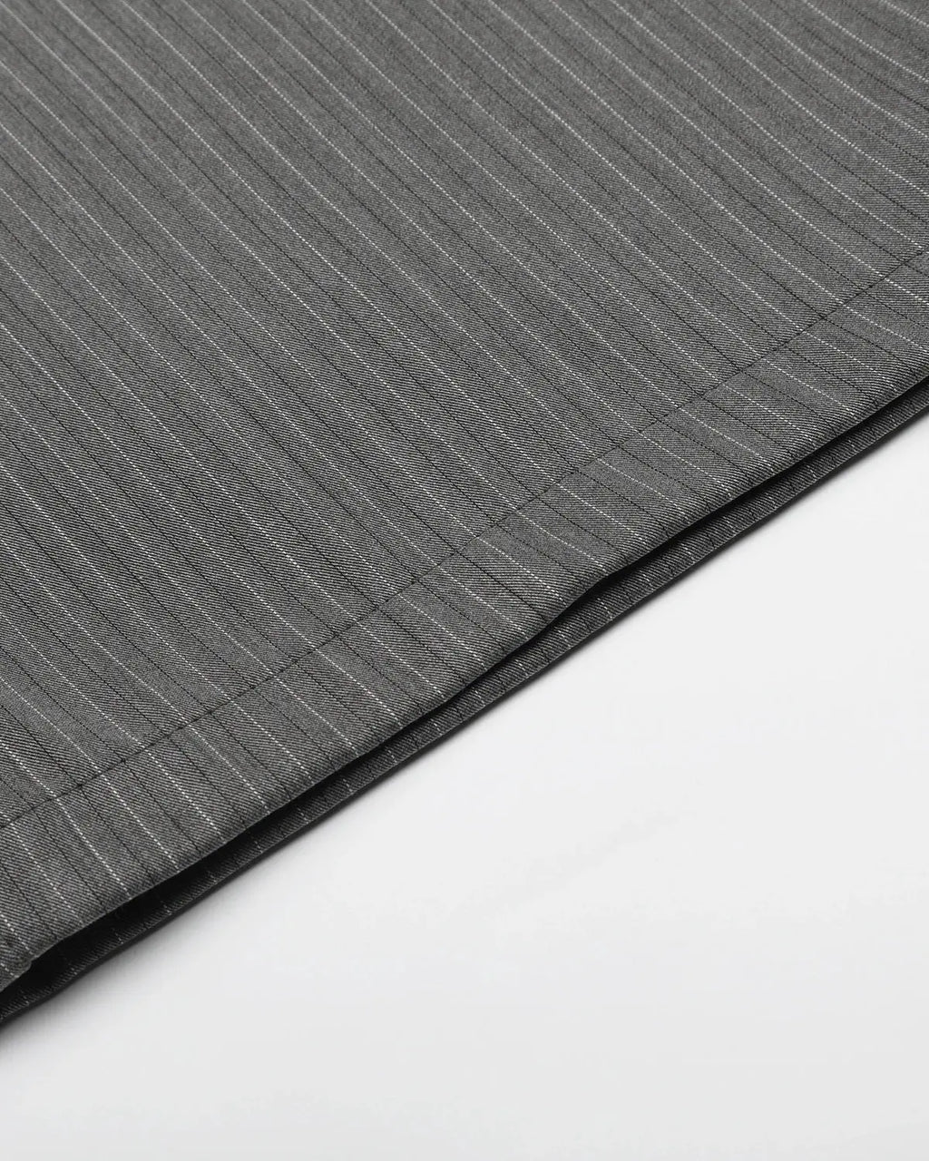 Inflation streetwear pinstripe cinch back tailored pants with high waist and slim fit, featuring a modern, stylish design.