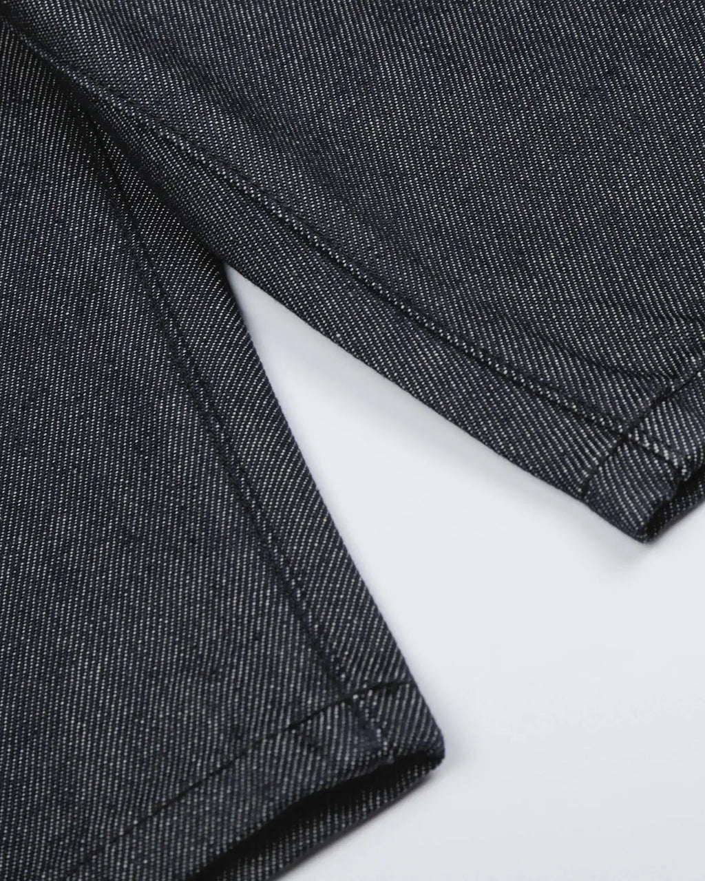 Inflation Streetwear button detail baggy denim jorts, casual denim pants with button accents and relaxed fit.