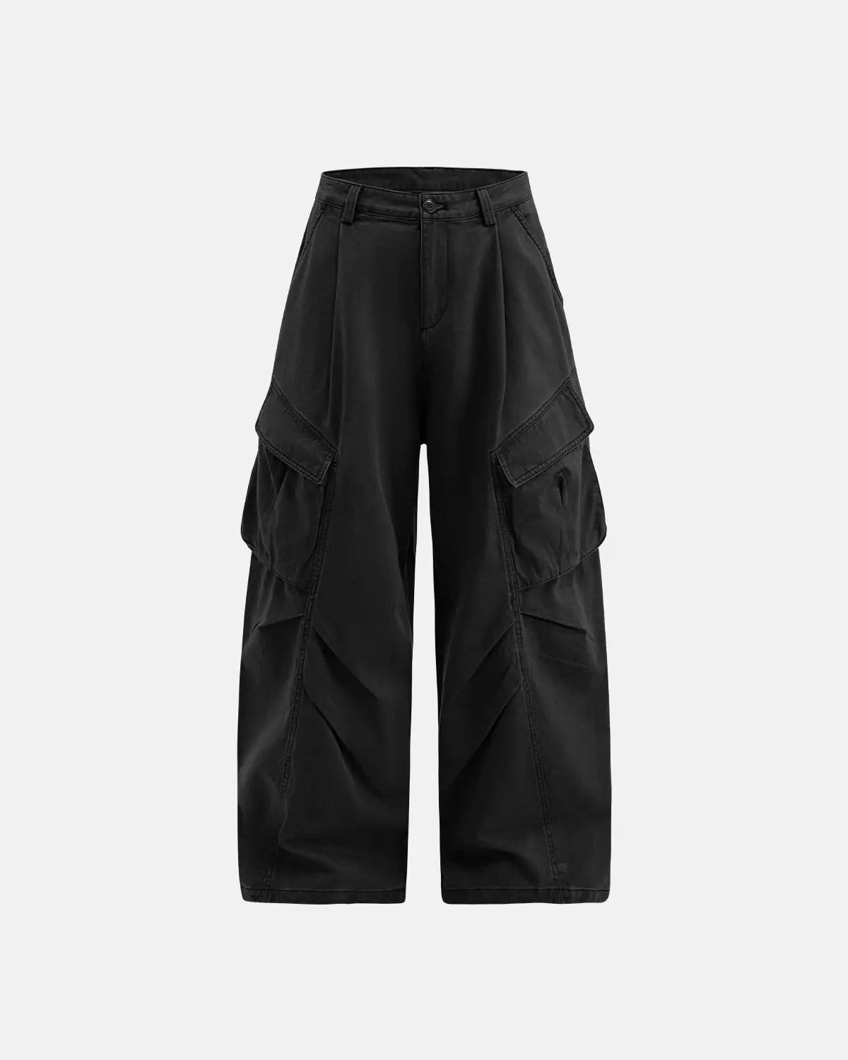 Inflation Streetwear baggy cargo pants with multiple pockets, relaxed fit, and durable fabric for casual street style.