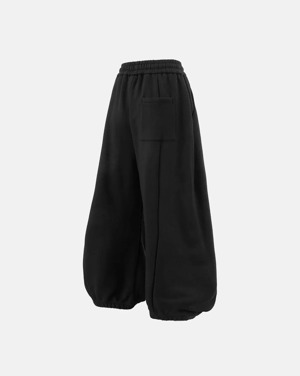 Gray baggy jogger sweatpants by INFLATION Streetwear, relaxed fit with elastic waistband and tapered cuffs.
