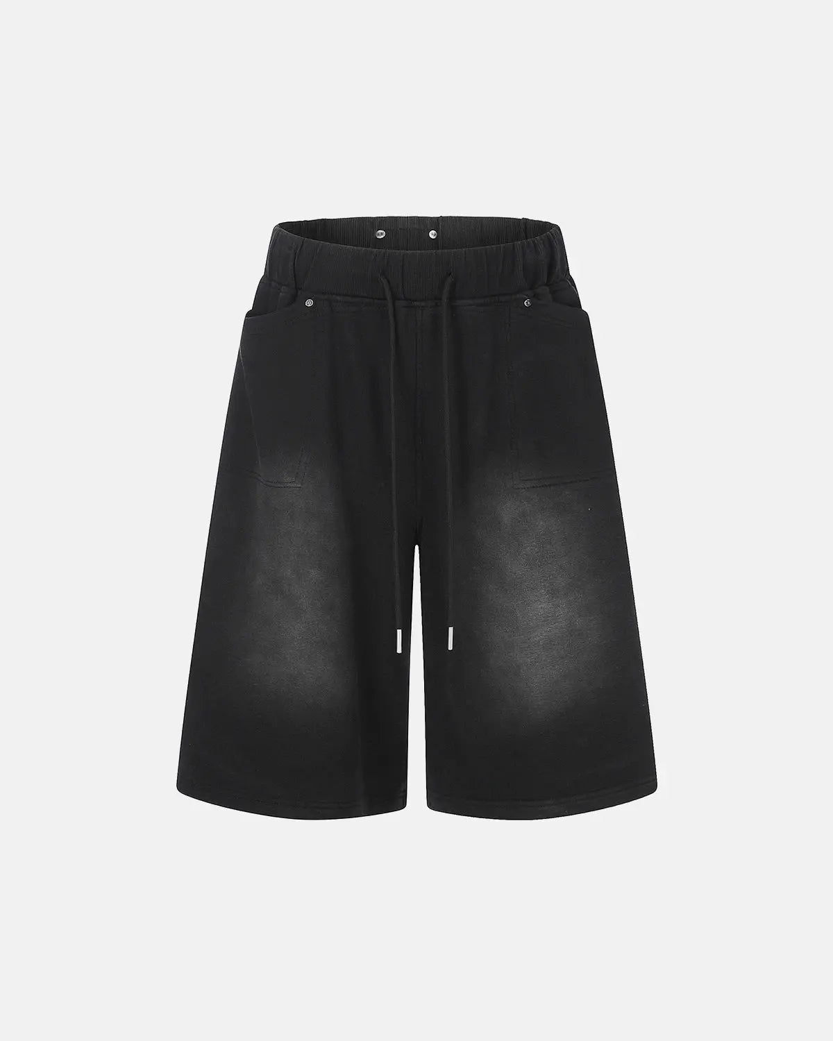 Inflation Streetwear monkey washed sweat shorts, casual pants with a relaxed fit and washed denim look, stylish streetwear pants