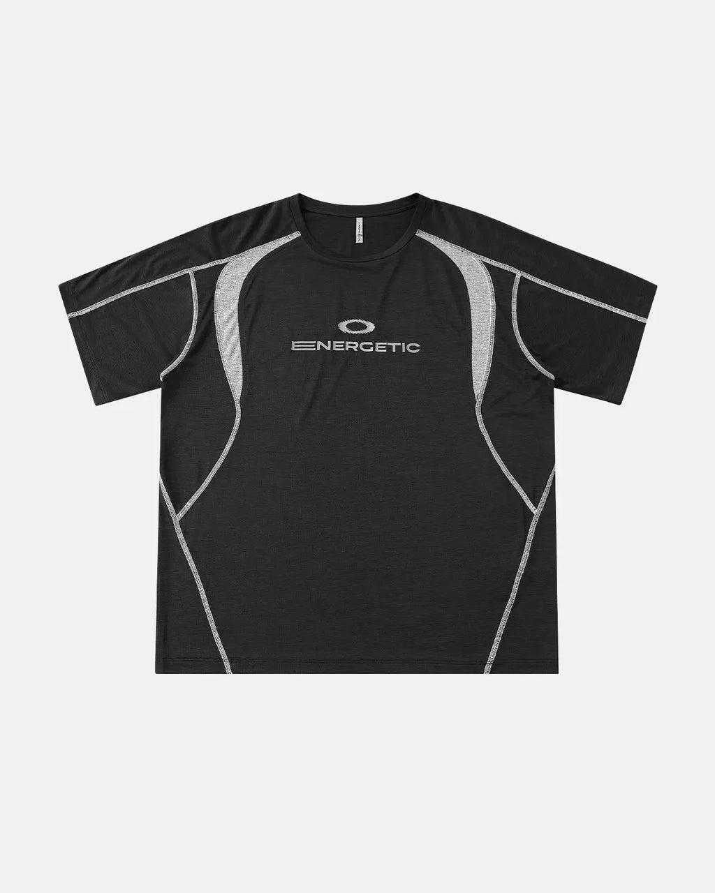 INFLATION AirFlow Rudolf® lightweight breathable activewear tee in a stylish streetwear design, shown in a close-up image.