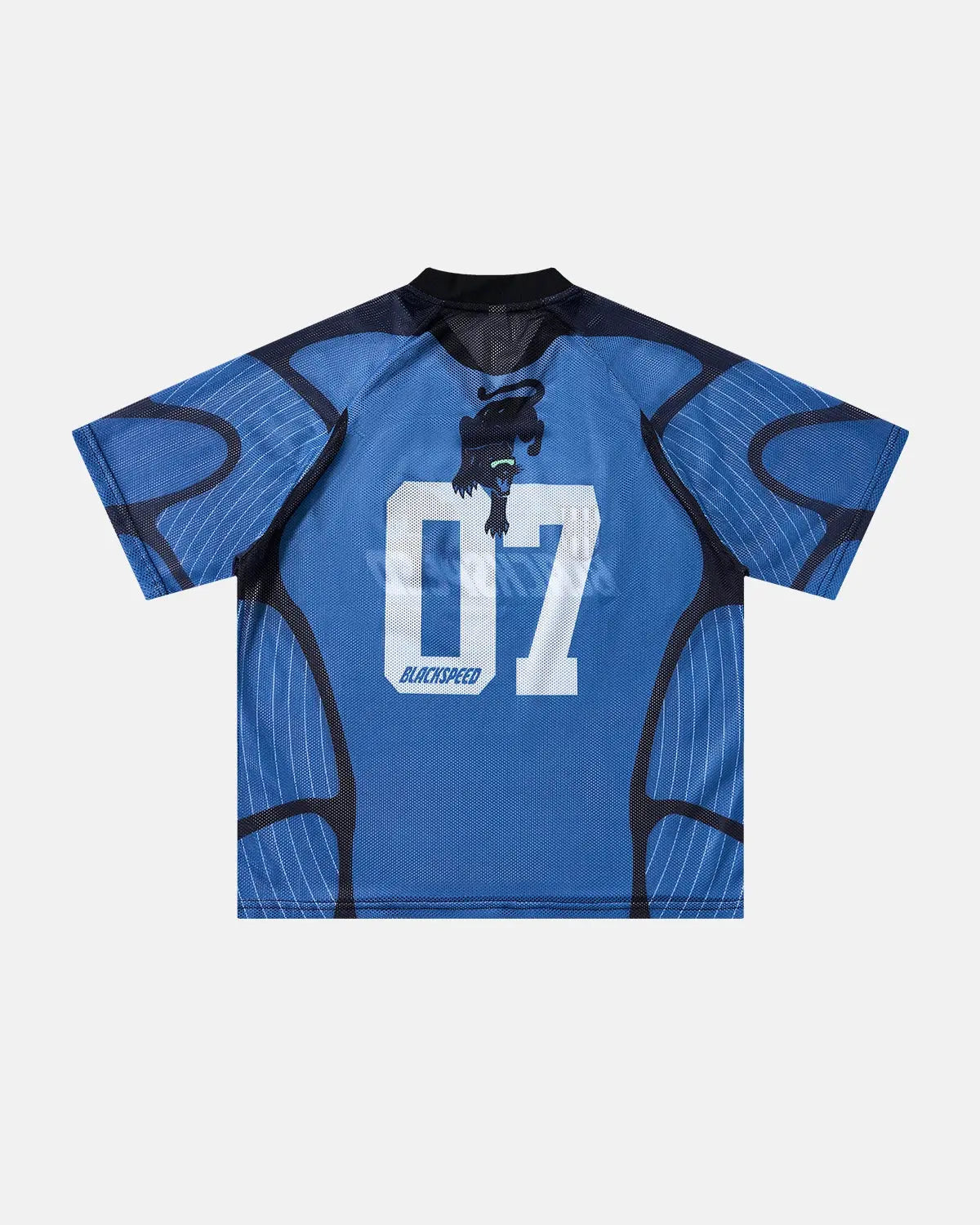Inflation Athletic Panel Mesh Jersey T-shirt featuring breathable mesh fabric with sporty design and athletic style.