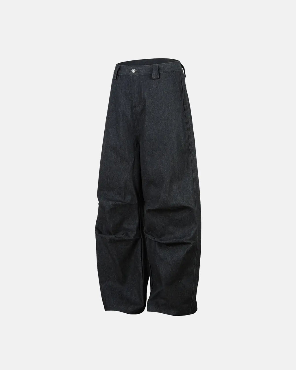 Inflation Super Raw Baggy Jeans with relaxed fit, featuring a distressed denim look and oversized style for streetwear fashion.