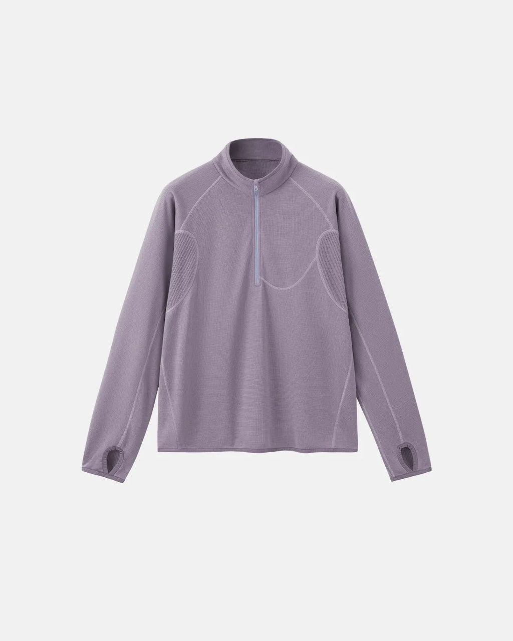 Inflation Streetwear breathable grid fleece half-zip sweatshirt with comfortable fit and stylish design, ideal for casual wear.