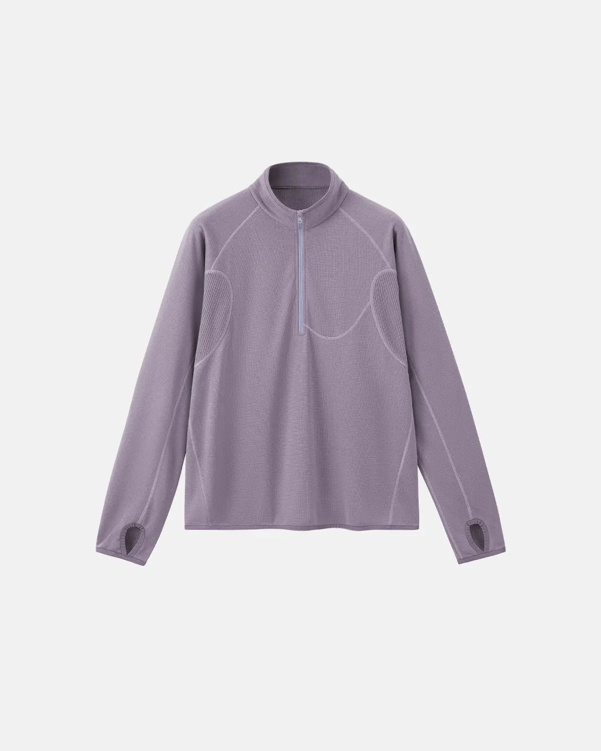 Inflation Streetwear breathable grid fleece half-zip sweatshirt with comfortable fit and stylish design, ideal for casual wear.