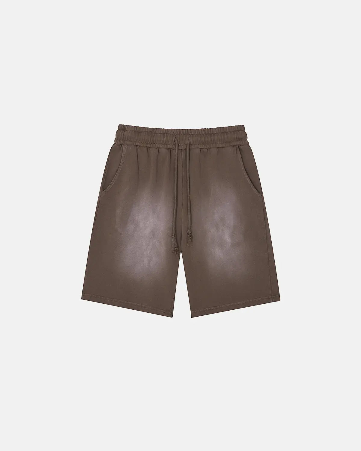 Inflation Monkey Washed Sweat Shorts, casual men's pants with a relaxed fit, featuring a washed cotton look and streetwear style.