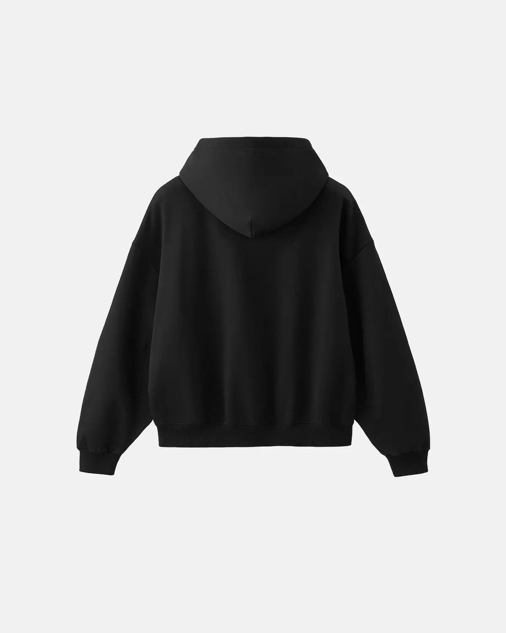 Inflation Streetwear Logo Comfy Boxy Fit Hoodie in neutral color, featuring a relaxed fit and brand logo on the front.
