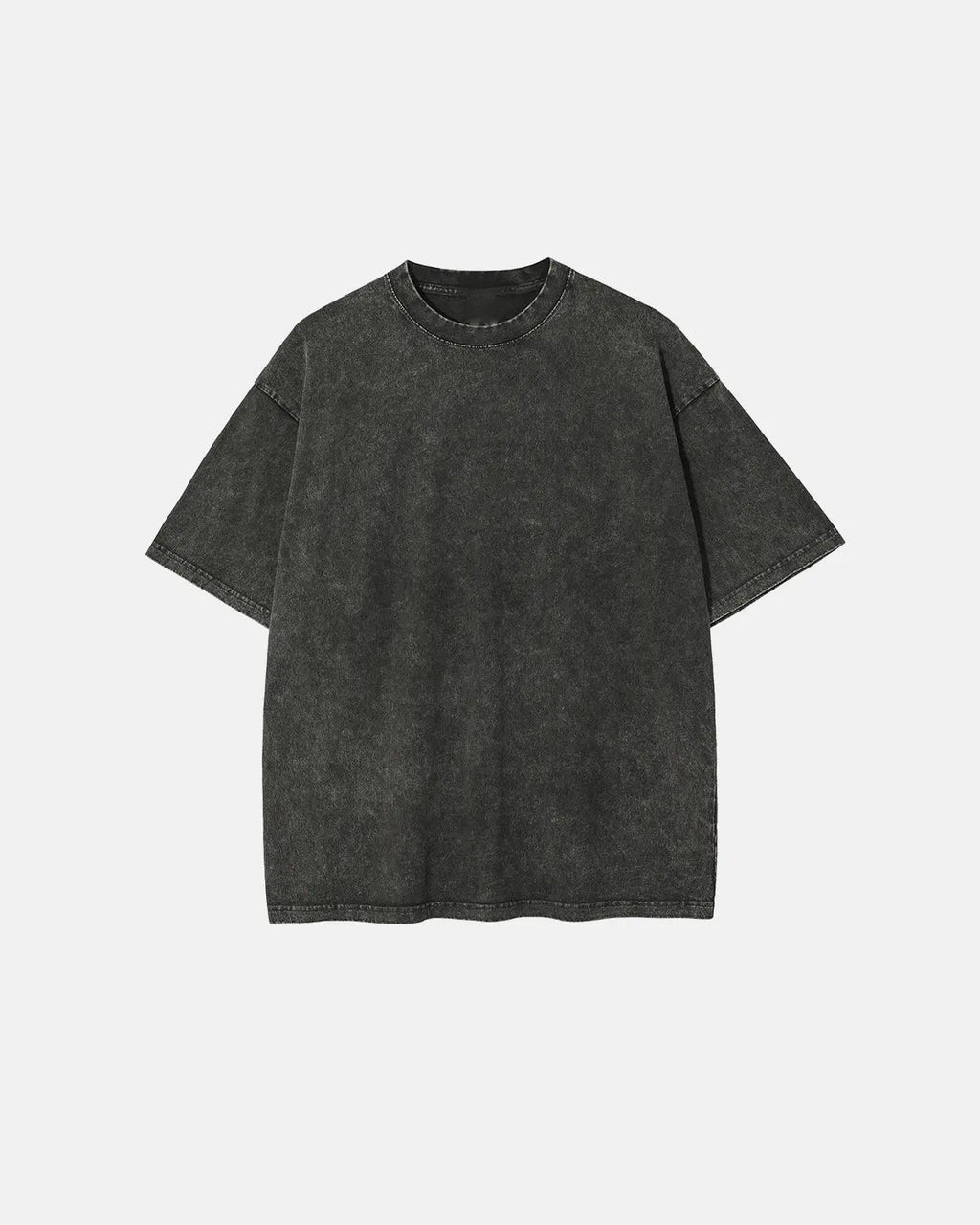 Inflation Streetwear Snow Washed Oversized T-Shirt in soft fabric, featuring a relaxed fit and subtle distressed details.