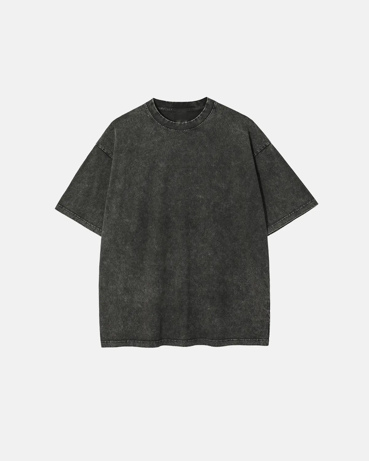 Inflation Streetwear Snow Washed Oversized T-Shirt in soft fabric, featuring a relaxed fit and subtle distressed details.
