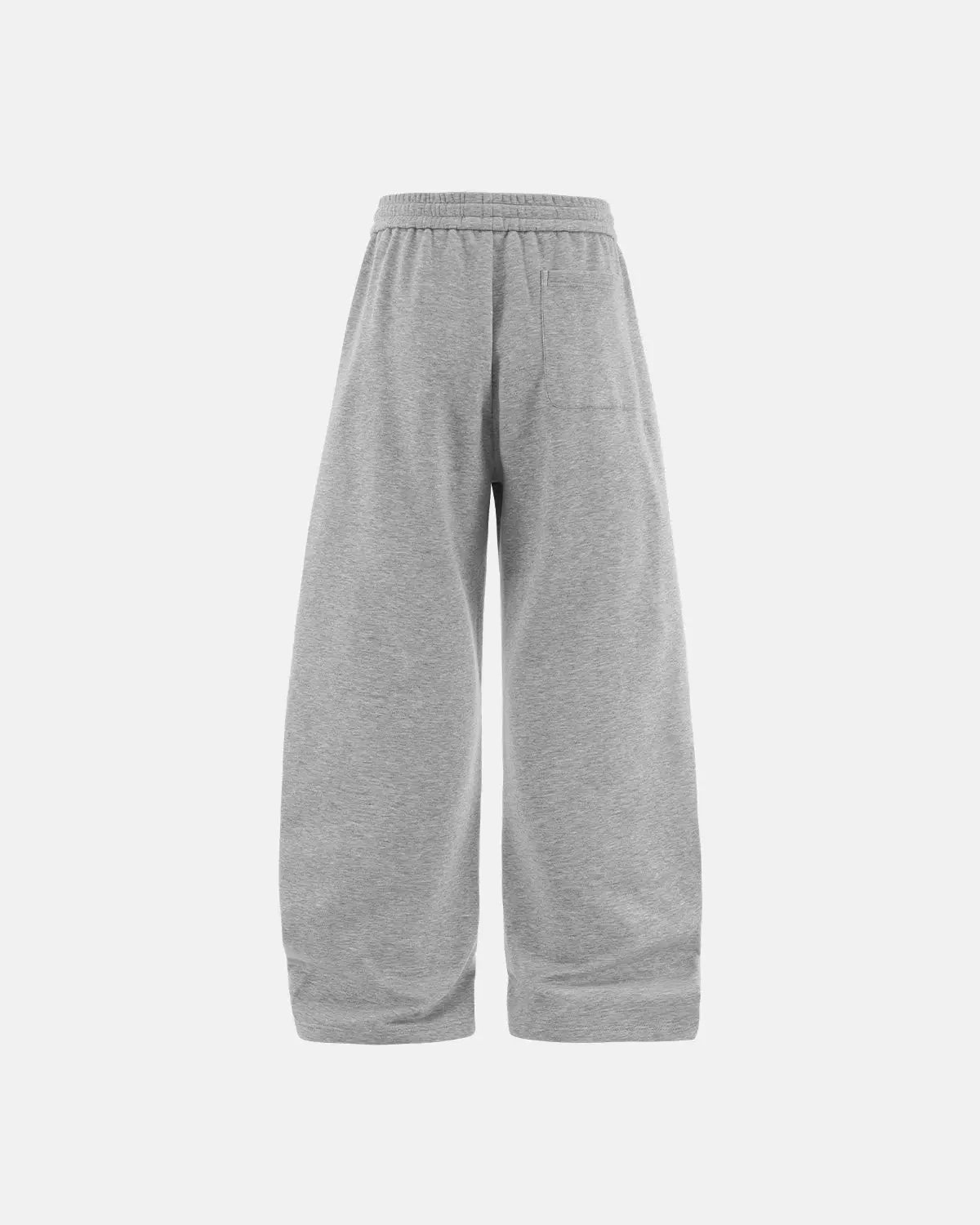 Inflation Solid Color Fleece Barrel Sweatpant in a relaxed fit, featuring an elastic waistband and cuffed ankles.