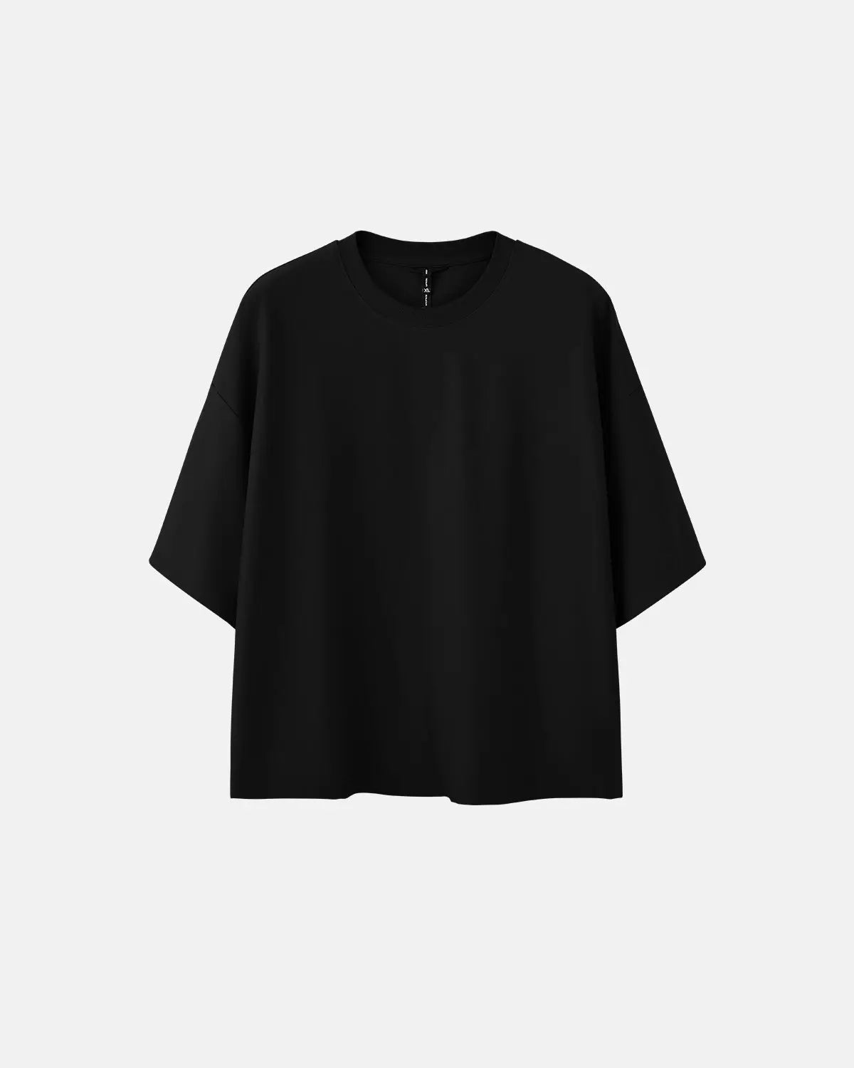 Plain oversized boxy T-shirt in white from INFLATION's Inflation Streetwear collection, displayed on a neutral background.