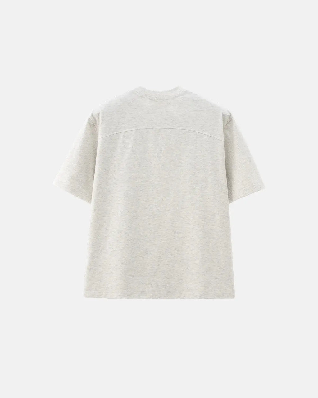 Deconstructed oversized T-shirt by INFLATION, featuring unique layering and edgy streetwear style.