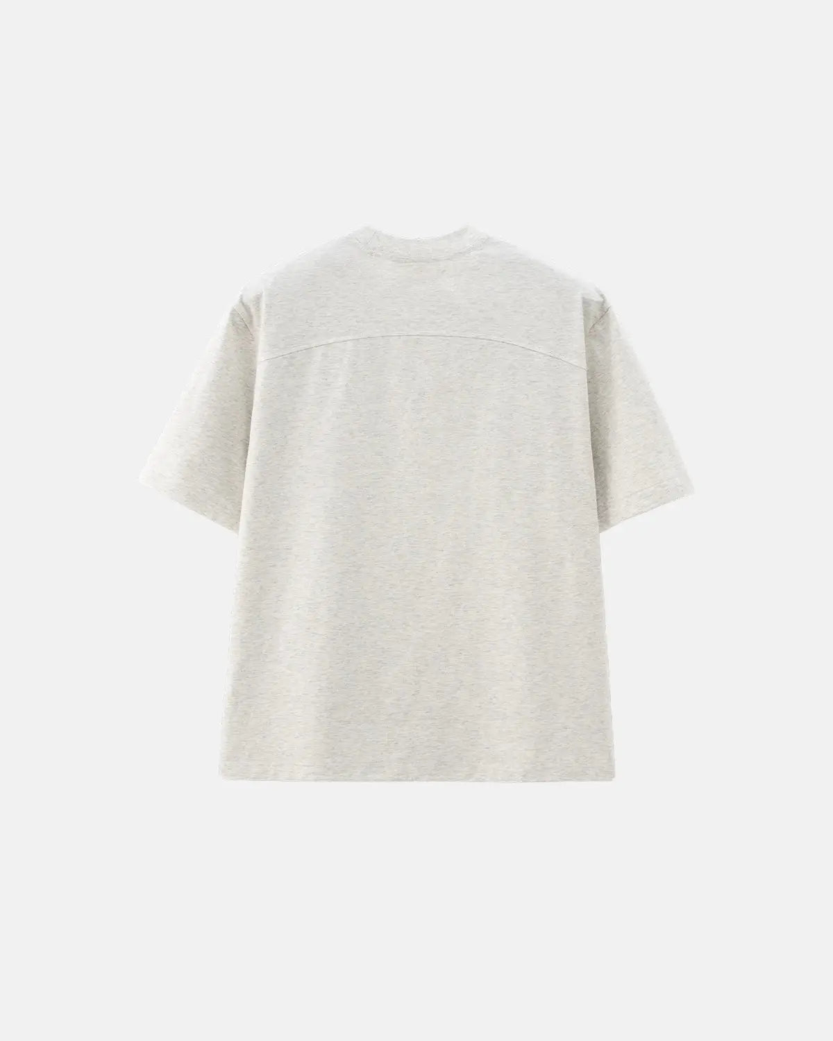 Deconstructed oversized T-shirt by INFLATION, featuring unique layering and edgy streetwear style.