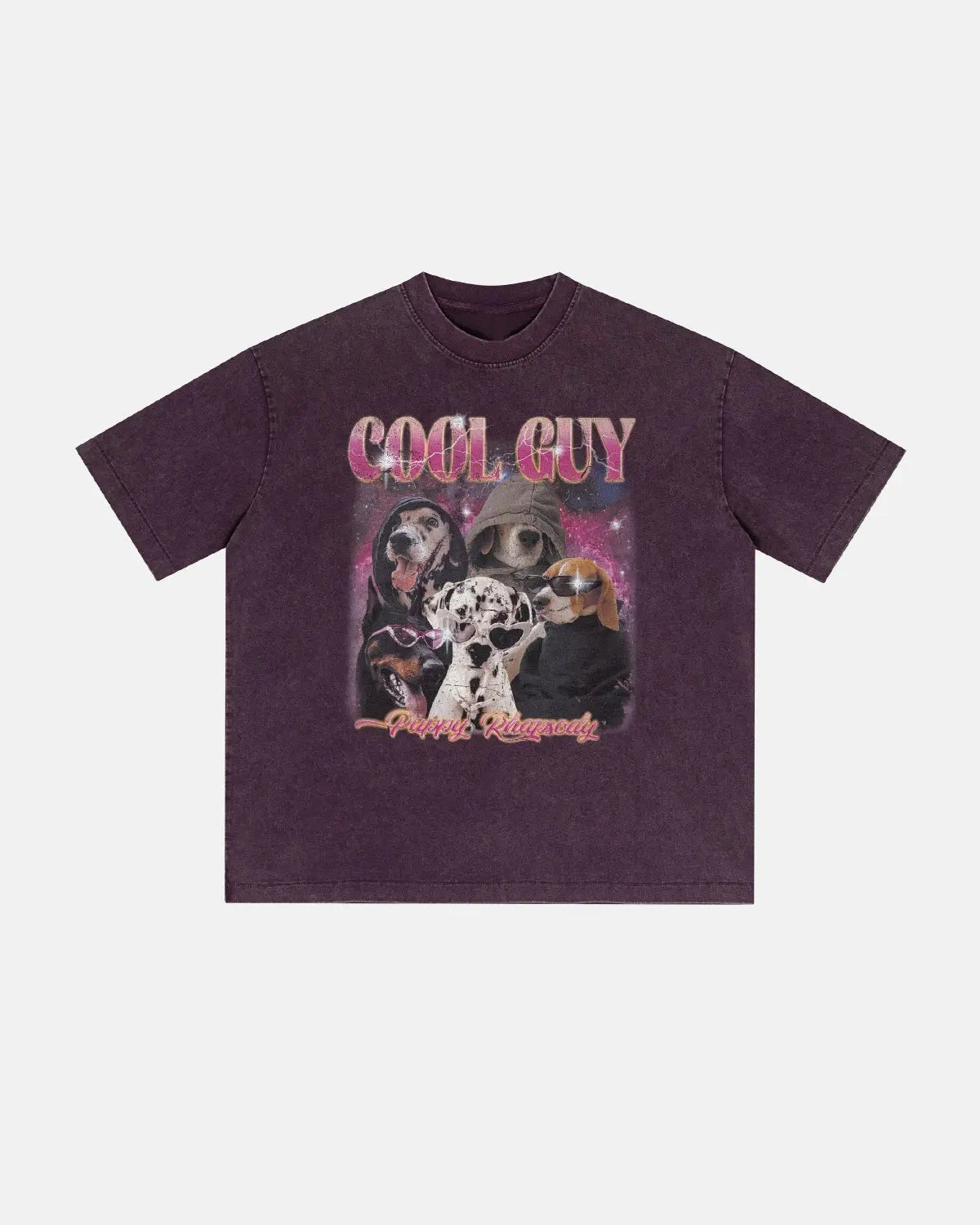 Inflation Streetwear graphic washed T-shirt featuring bold printed design on soft cotton fabric, casual streetwear style.