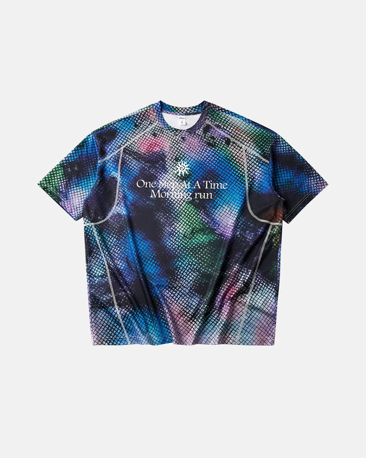 Inflation streetwear ultra-lightweight totem graphic activewear T-shirt with bold print and comfortable fit, perfect for casual wear.