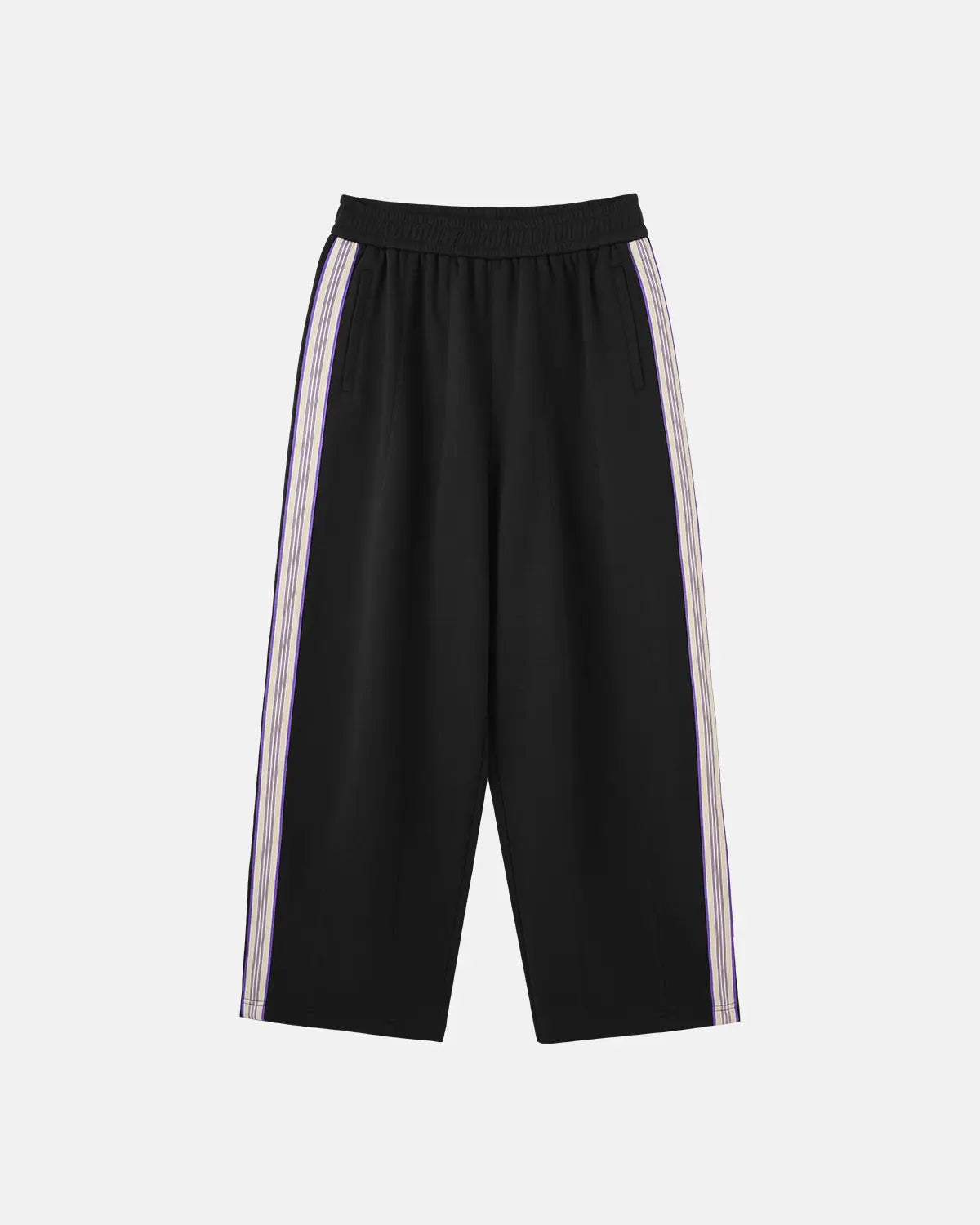 Inflation streetwear athleisure wide-leg baggy pants in soft fabric, relaxed fit, and casual style suitable for activewear or everyday wear.