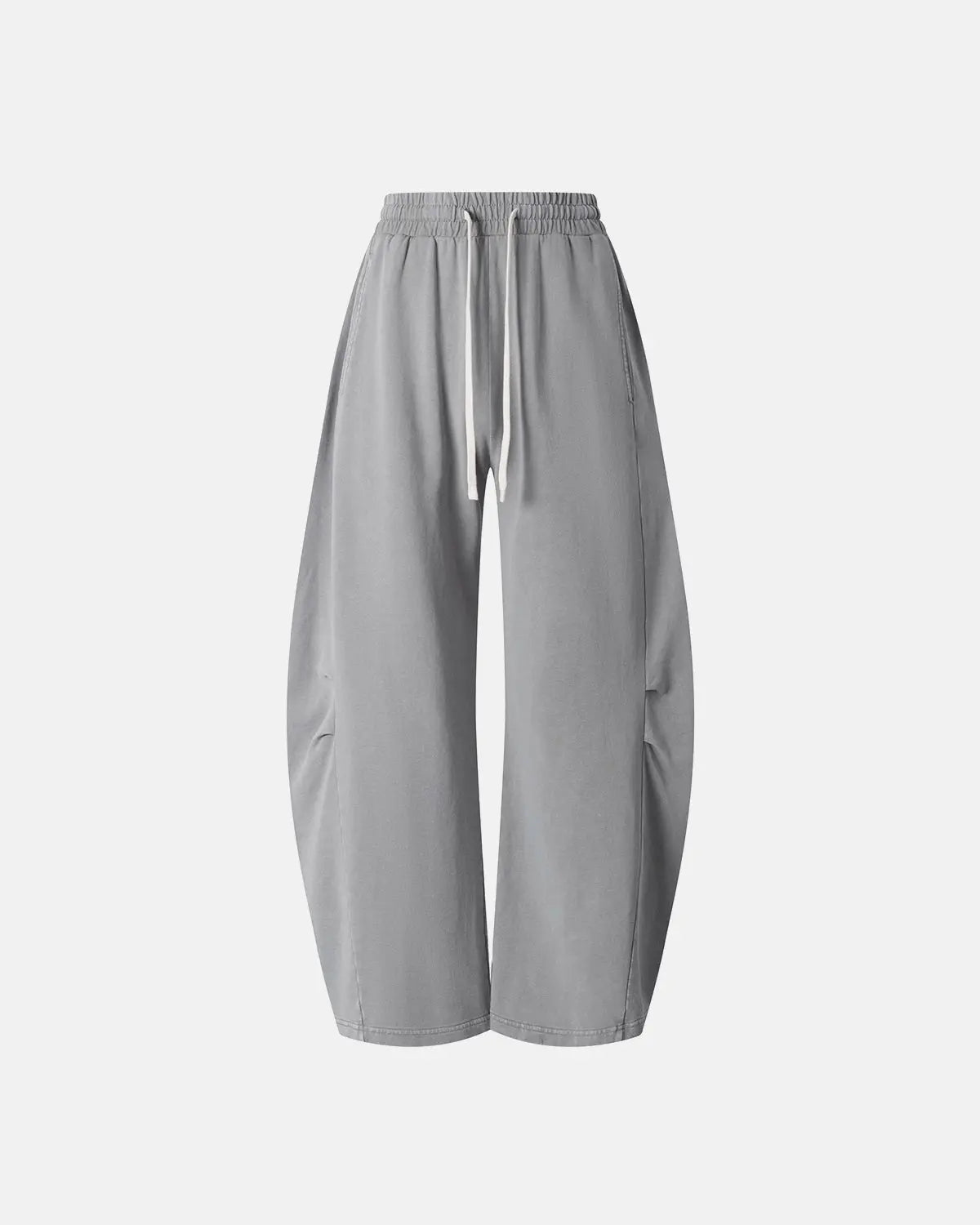 Distressed acid washed barrel sweatpants by INFLATION Streetwear, featuring a relaxed fit and vintage-inspired design.