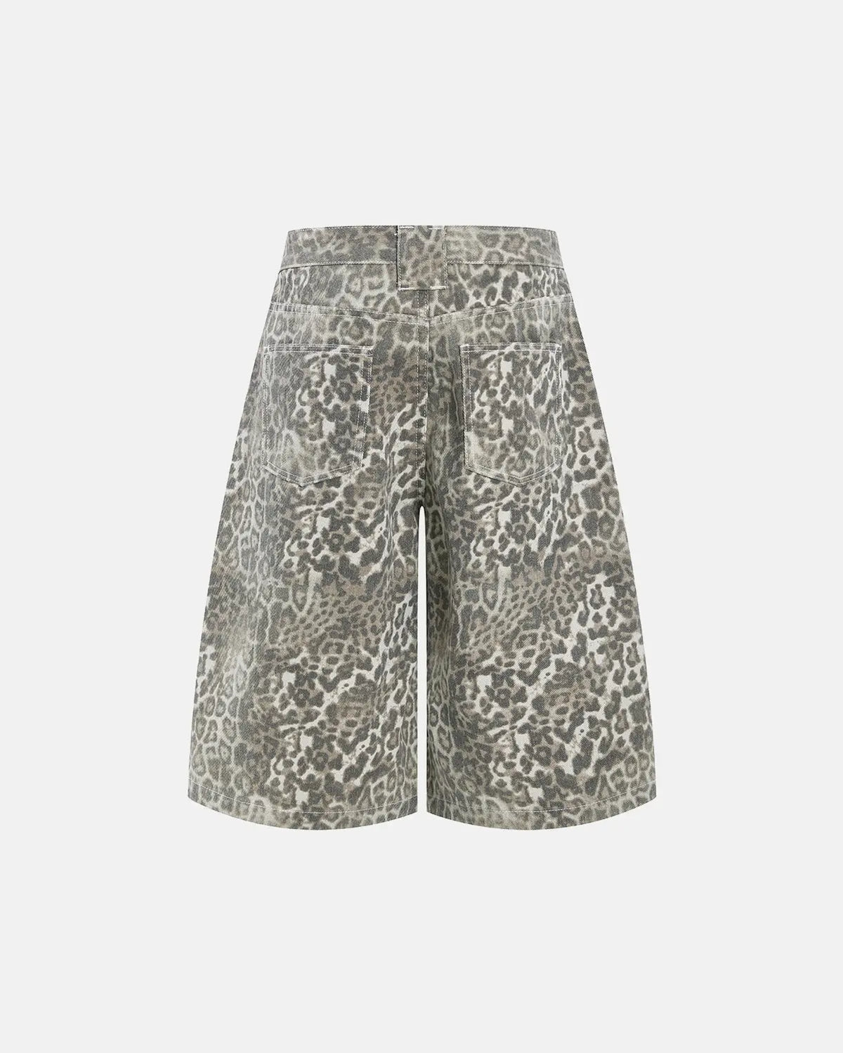 Leopard print baggy pants from INFLATION Streetwear featuring a loose fit and bold animal pattern.