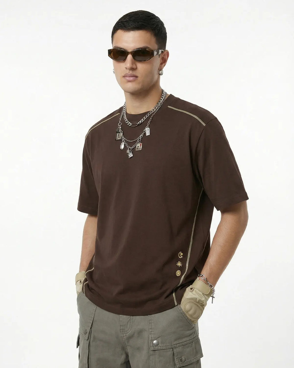 Inflation breathable graphic activewear T-shirt with sporty design and lightweight fabric, ideal for workout or casual wear.