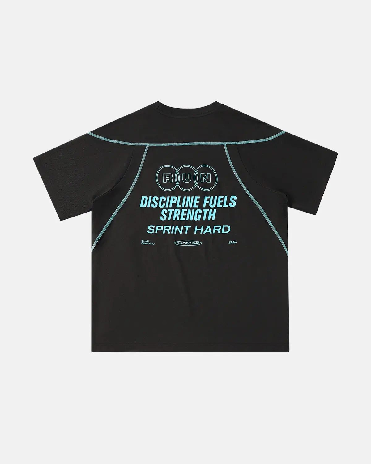INFLATION AirFlow breathable quick-dry streetwear tee, lightweight fabric, casual fit, shown in a relaxed stance.