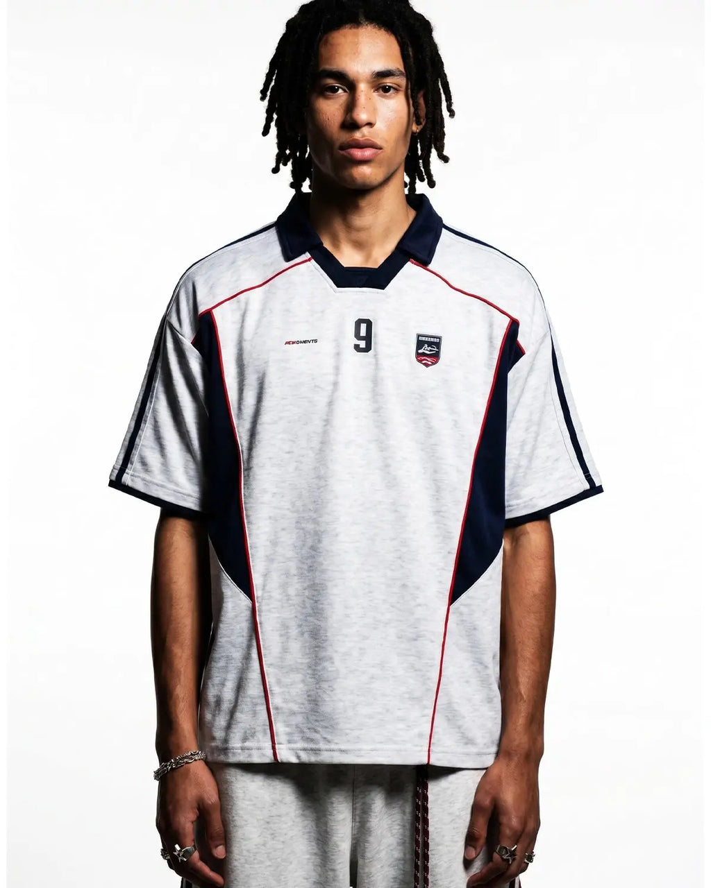 Color Block Graphic Jersey Tee from Inflation Streetwear featuring bold color blocks and a graphic design on soft jersey fabric.