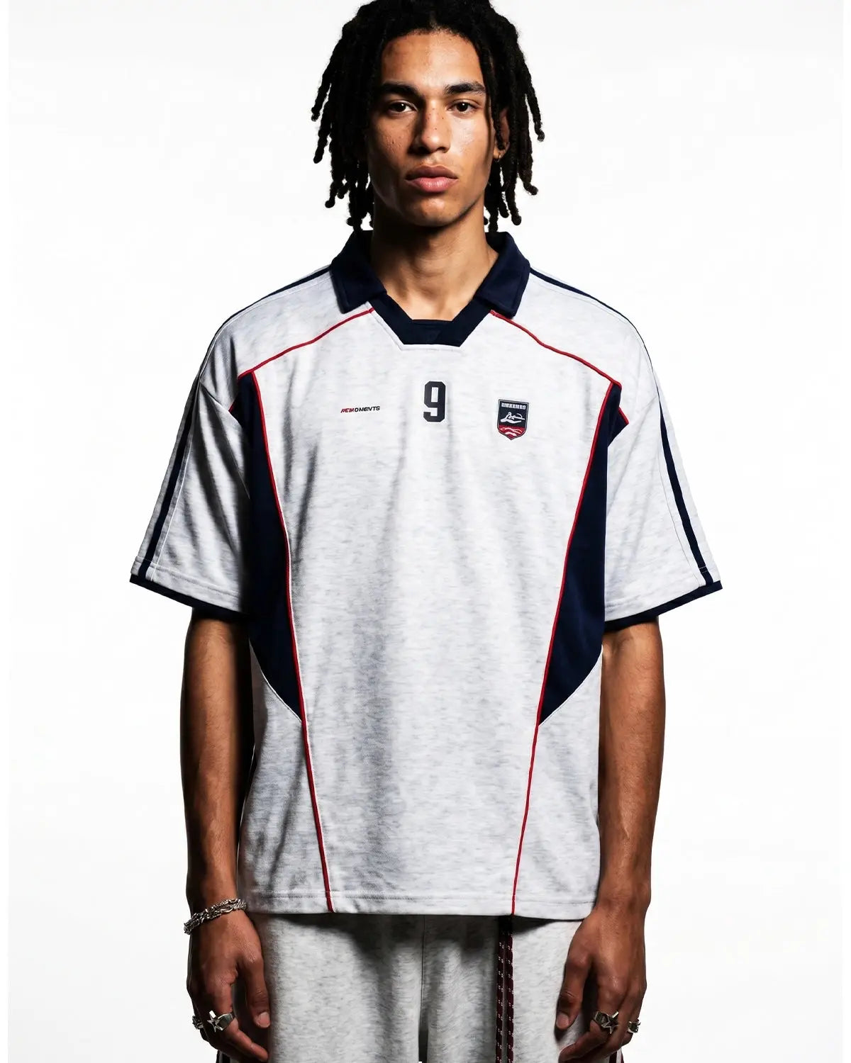 Color Block Graphic Jersey Tee from Inflation Streetwear featuring bold color blocks and a graphic design on soft jersey fabric.