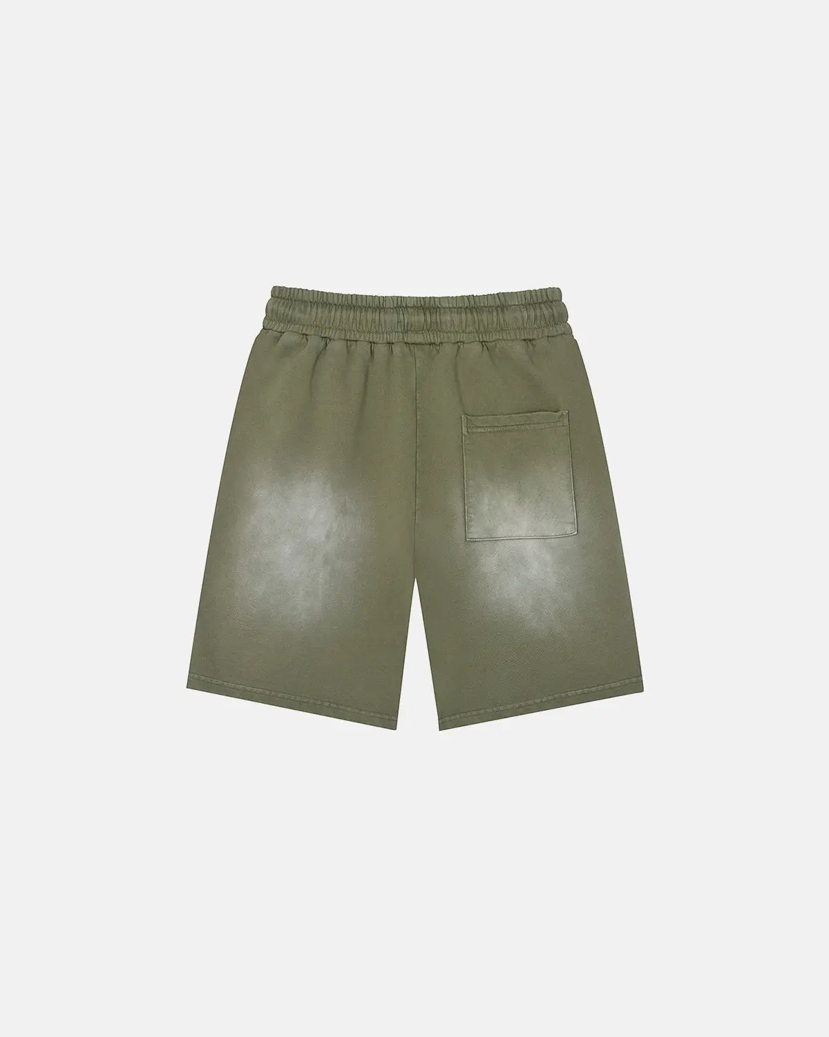 Inflation Monkey Washed Sweat Shorts, casual pants with a relaxed fit and washed texture, featuring a monkey graphic design.
