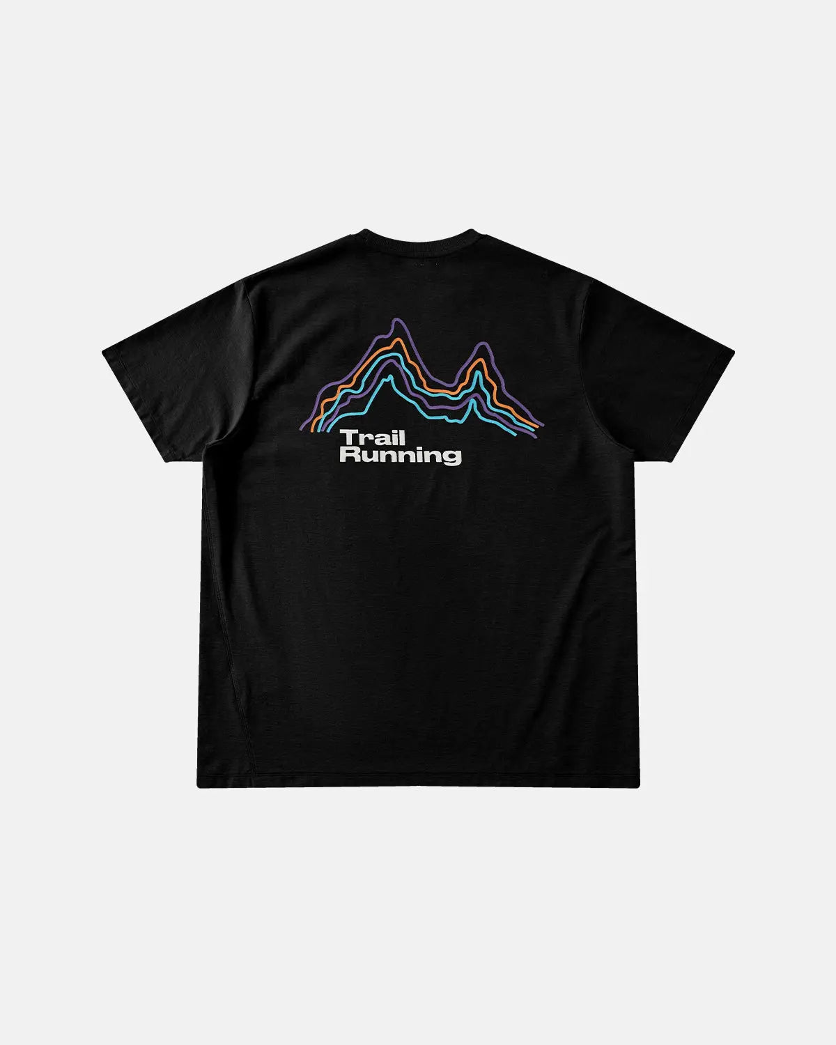 Inflation AirFlow Trail Graphic Breathable Tee, stylish streetwear T-shirt with a vibrant trail graphic design and lightweight fabric.