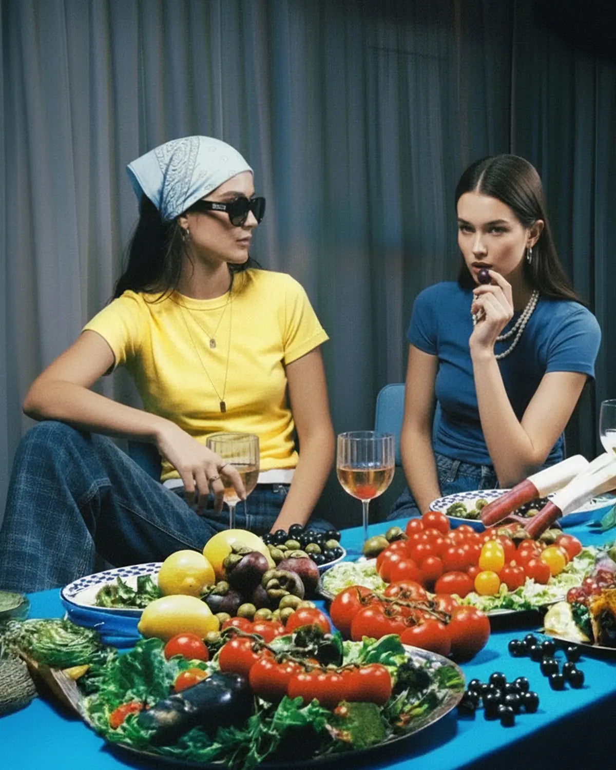 Inflation Streetwear Stretch Cooling Crop Fruit T-Shirt featuring colorful fruit print, casual fit, perfect for warm weather.