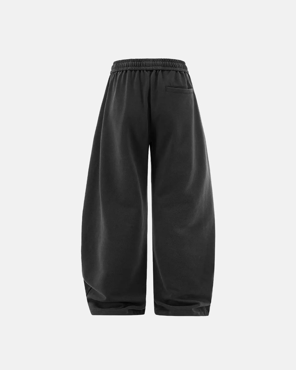 Inflation Streetwear Garment Wash French Terry Straight-leg Sweatpants in neutral color, showing relaxed fit and soft fabric texture.
