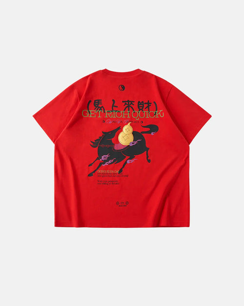 Inflation Streetwear Fortune Incoming T-shirt featuring bold graphic design and casual fit, made by INFLATION brand.