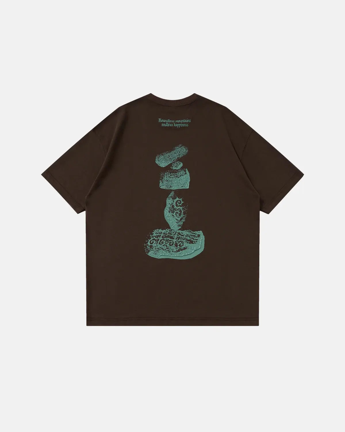 Inflation streetwear 3D graphic cotton T-shirt featuring bold, colorful printed design on a casual everyday tee.