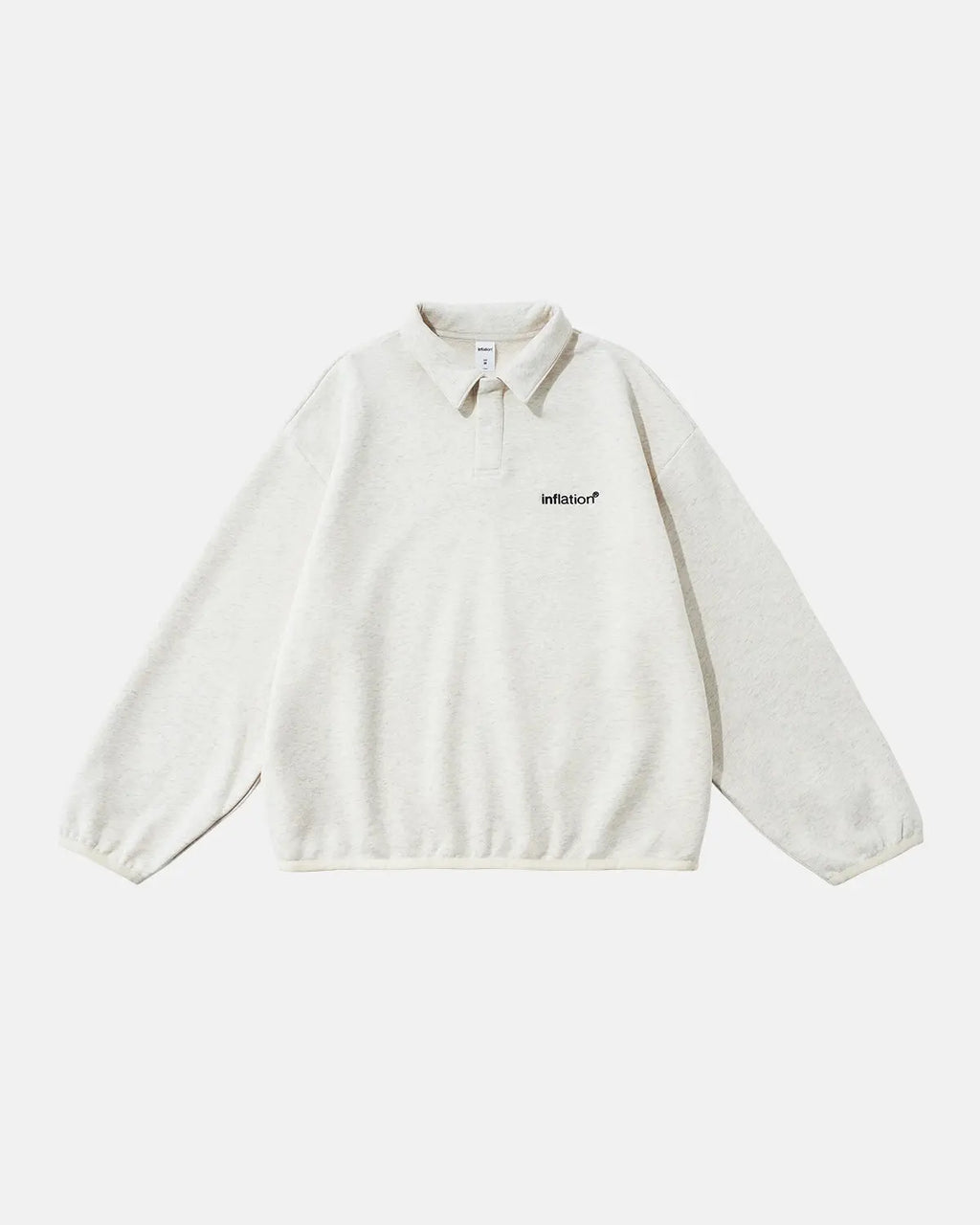 Inflation Brand Quarter Polo Sweatshirt in stylish streetwear design with a comfortable fit and casual look.