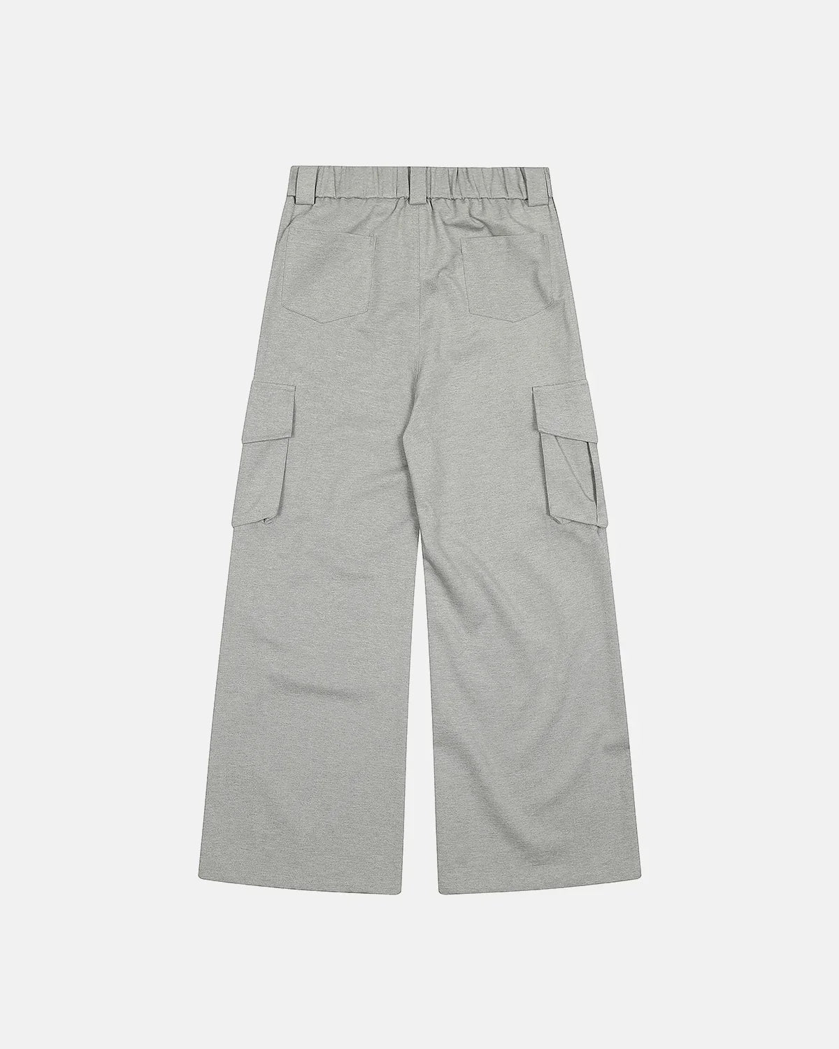 Inflation Streetwear structured wide-leg cargo pants with multiple pockets, made from durable fabric, in a modern streetwear style.