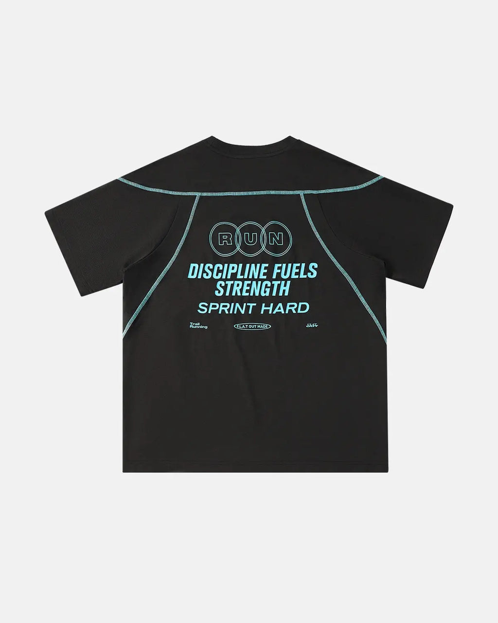 INFLATION AirFlow breathable quick-dry streetwear tee shown on a model, featuring a relaxed fit and stylish design for casual wear.