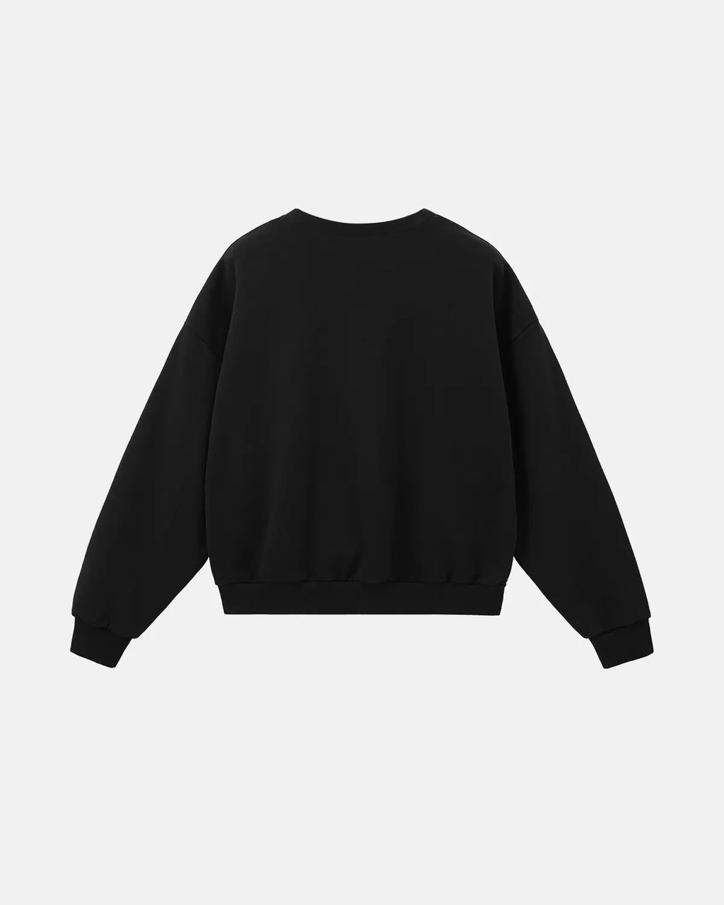 Boxy fit Henley collar sweatshirt by INFLATION, featuring a relaxed fit and stylish streetwear design in neutral fabric.