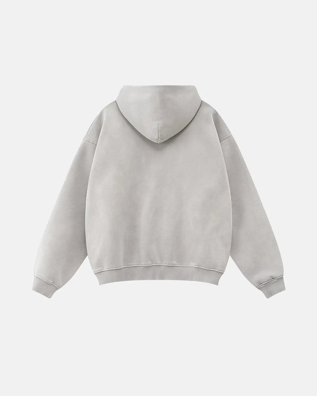 Acid washed zip-up hoodie by INFLATION streetwear featuring a relaxed fit and distressed fabric for a casual, edgy look.