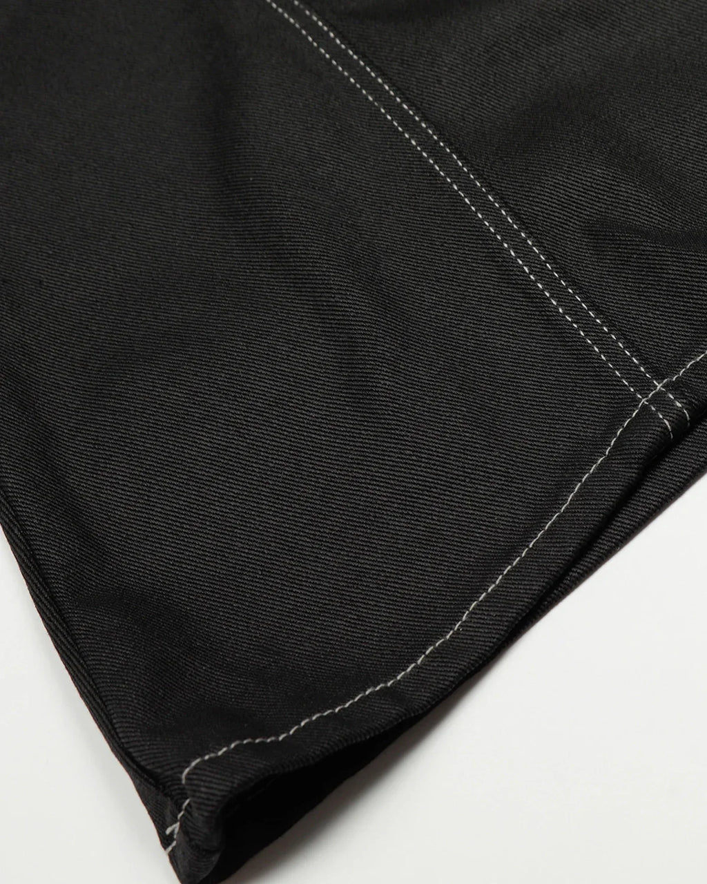 Inflation Contrast Stitch Baggy Barrel Jeans showing relaxed fit, contrast stitching details, and classic denim texture.