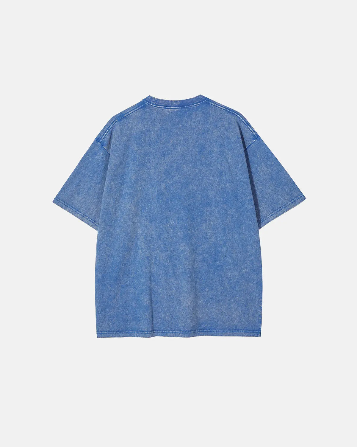 Inflation Snow Washed Oversized T-Shirt in soft, faded fabric with relaxed fit and graphic branding, casual streetwear style.