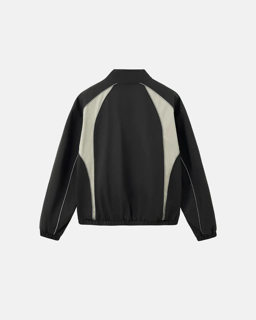 Inflation Reflective Windbreaker Track Jacket with adjustable hood, lightweight material, and reflective accents for streetwear style.