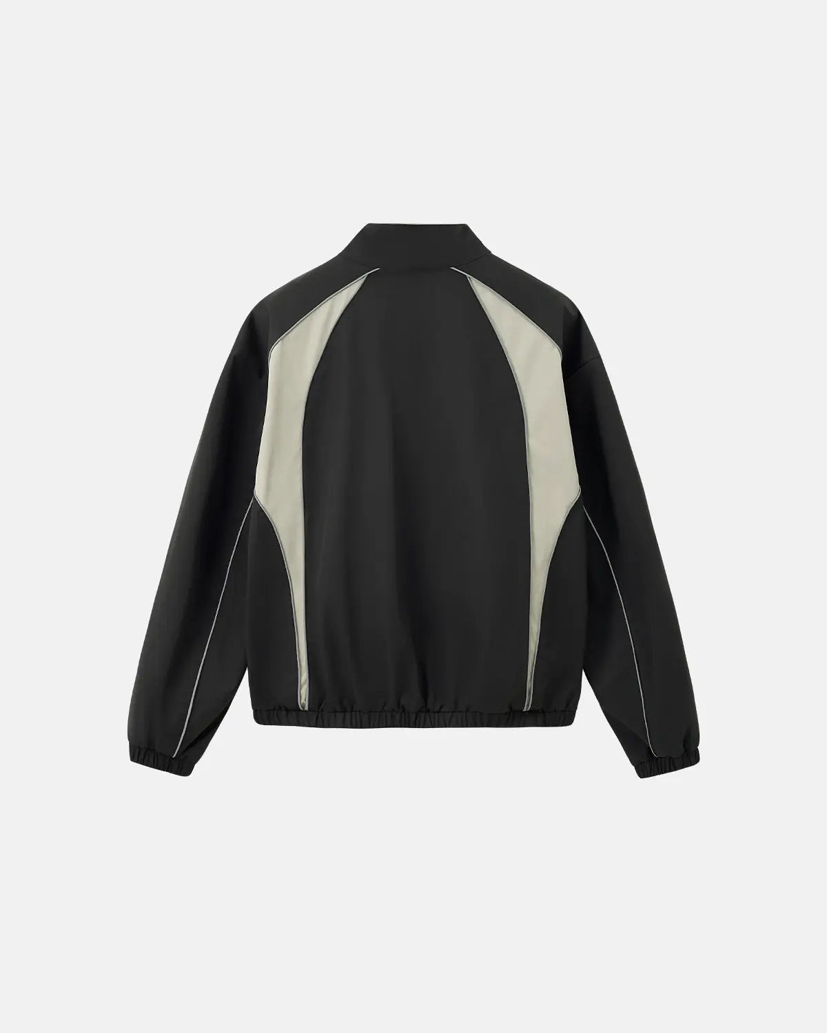Inflation Reflective Windbreaker Track Jacket with adjustable hood, lightweight material, and reflective accents for streetwear style.