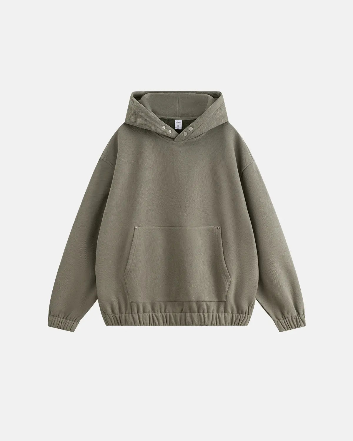Boxy cropped hoodie by INFLATION Streetwear featuring a relaxed fit and modern streetwear style.
