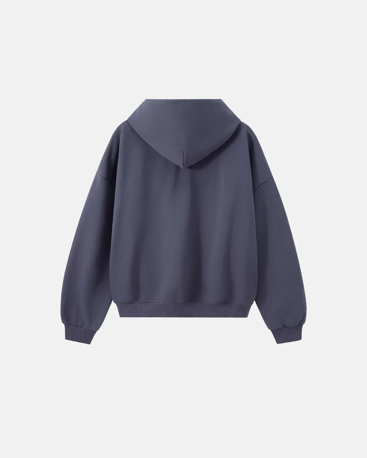 Blank boxy fit French Terry hoodie by INFLATION, featuring a relaxed fit and casual streetwear style in soft French terry fabric.