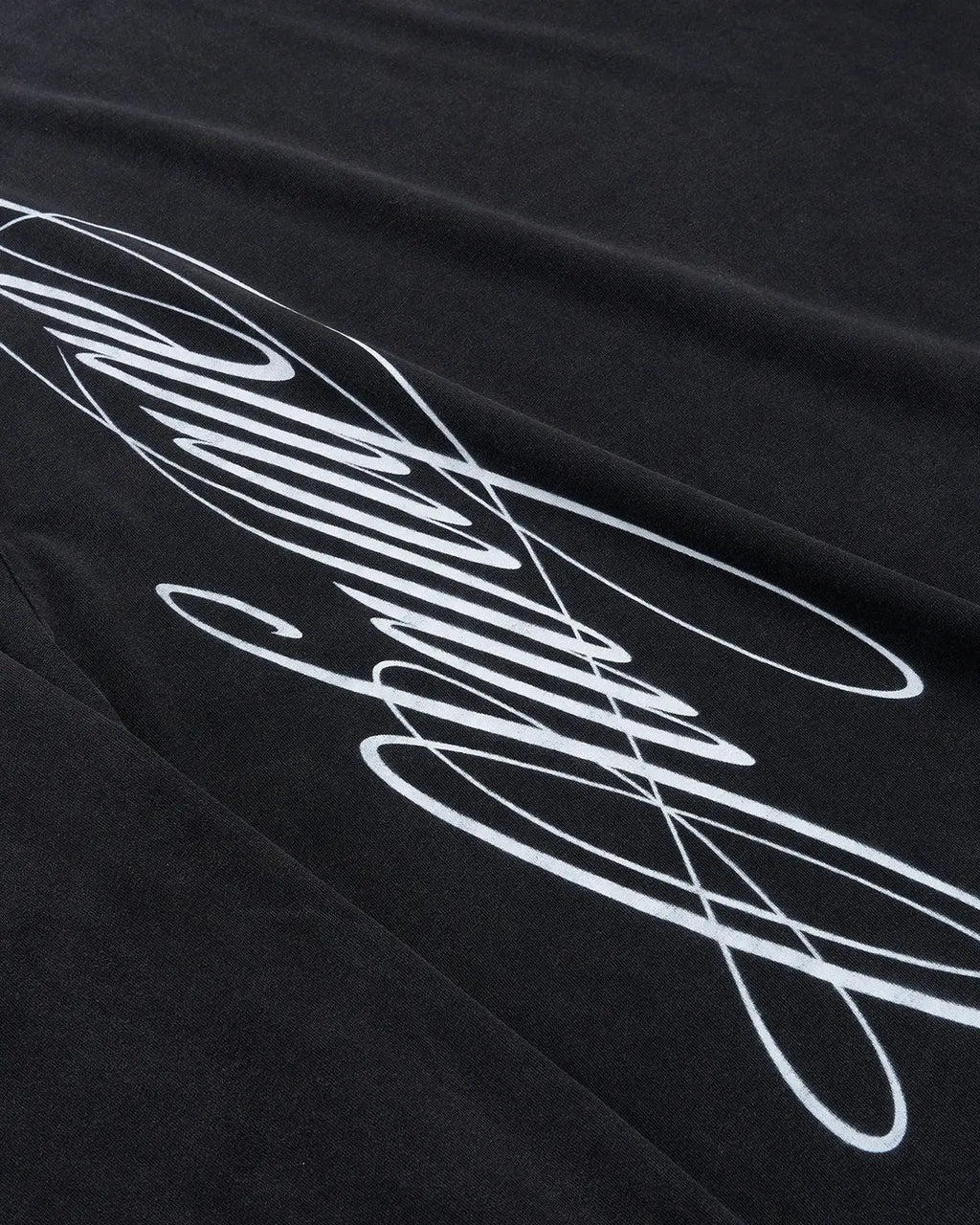 Inflation Streetwear Boxy Script Graphic Washed T-Shirt, featuring a relaxed fit and bold graphic print on soft fabric.