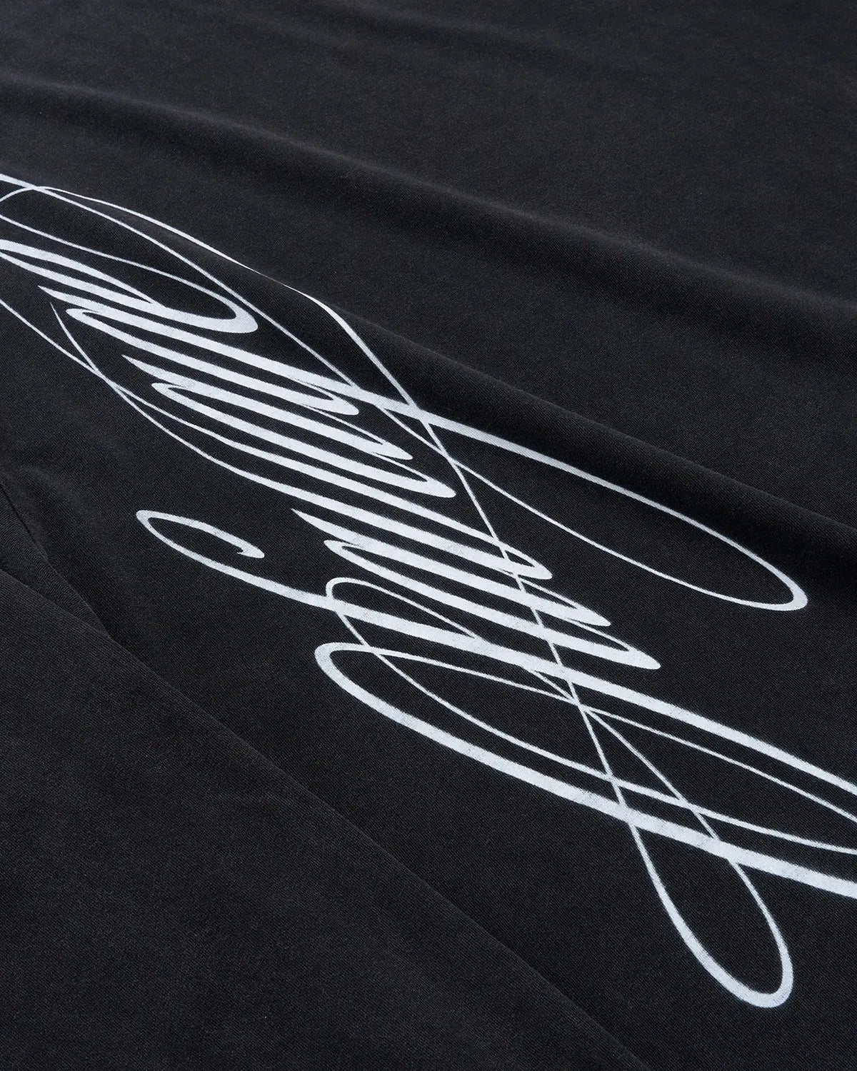 Inflation Streetwear Boxy Script Graphic Washed T-Shirt, featuring a relaxed fit and bold graphic print on soft fabric.