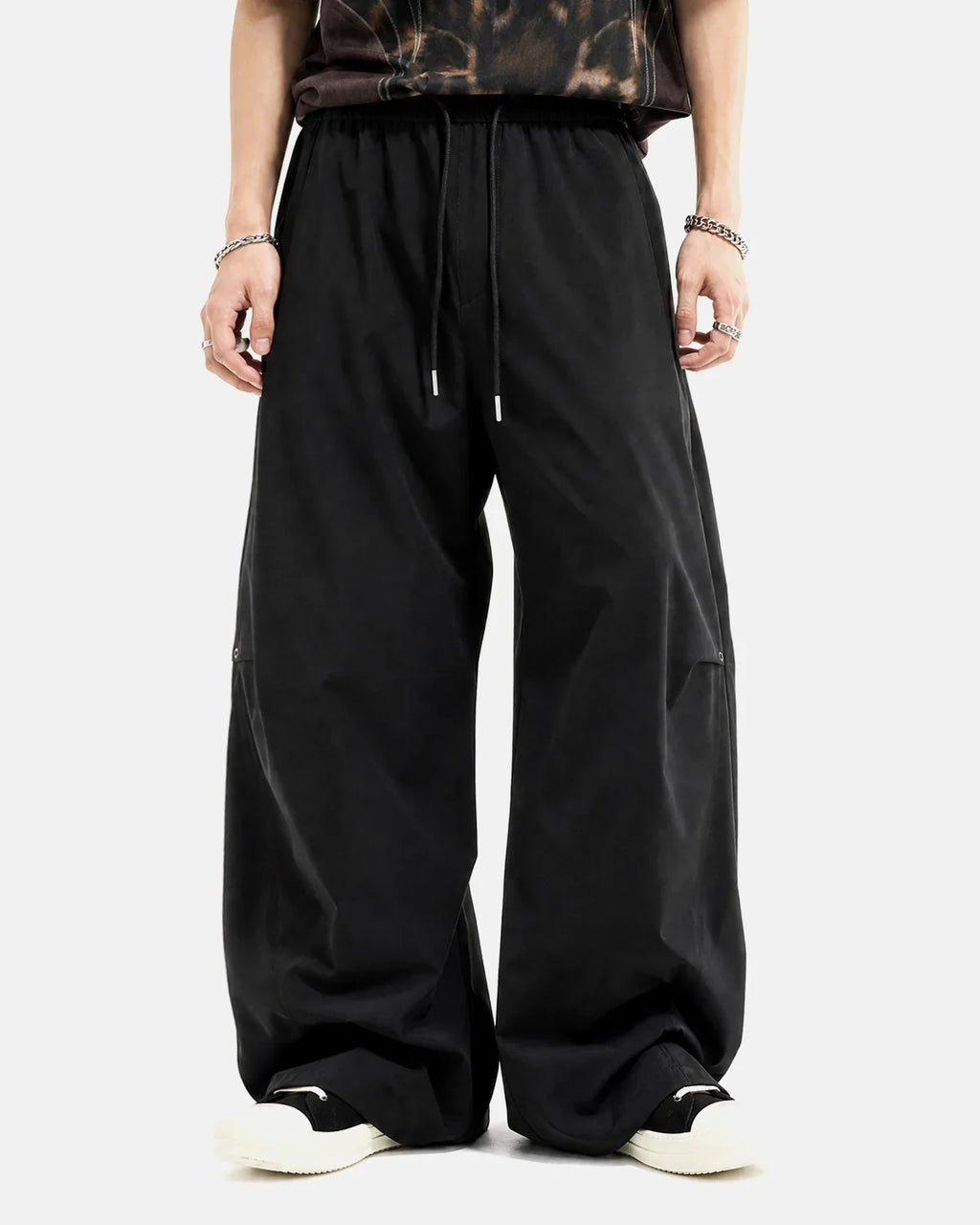 Inflation AirFlow Stretch Cooling Parachute Pants with breathable fabric and adjustable waistband, designed for comfort and style.