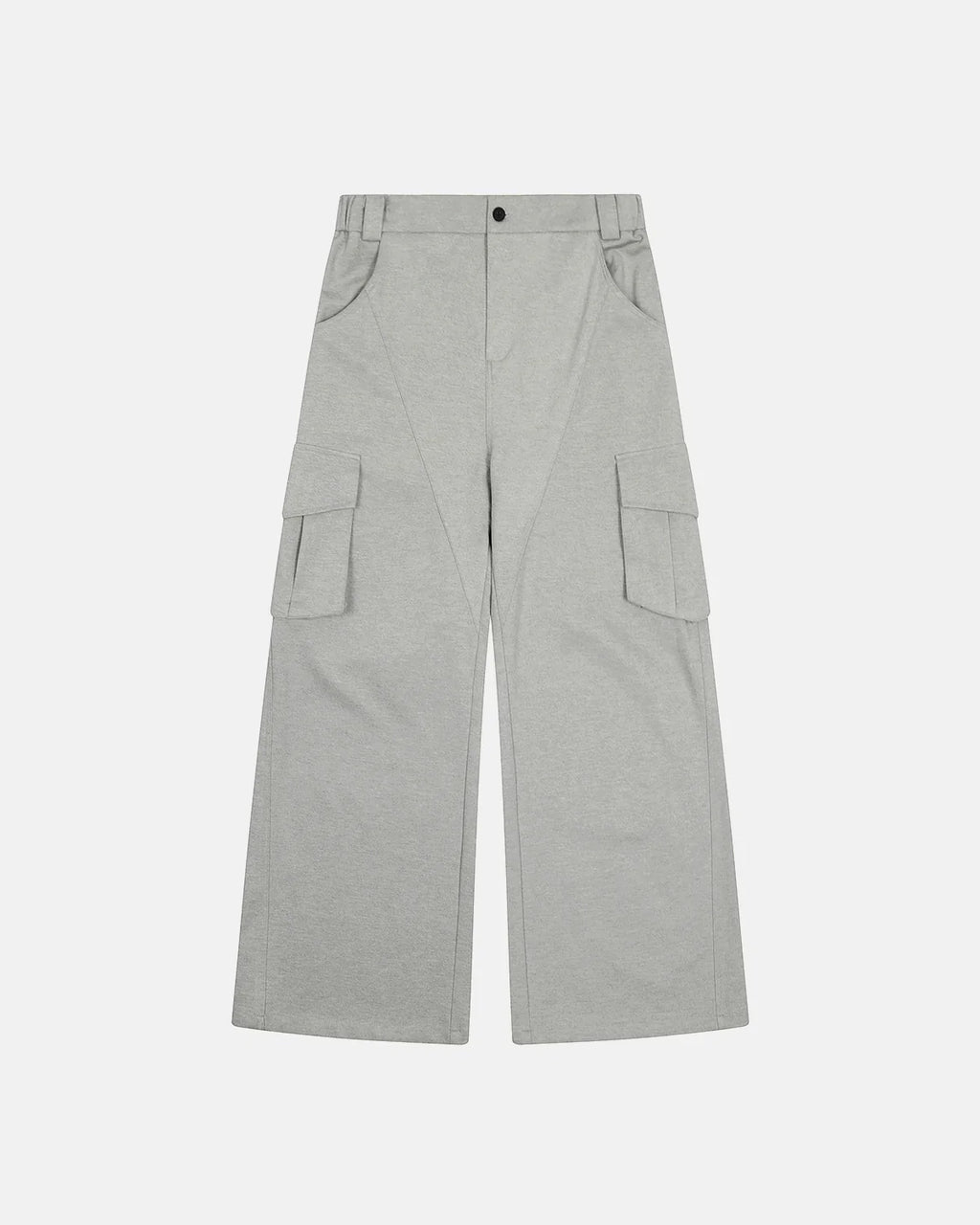 Inflation Streetwear structured wide leg cargo pants with multiple pockets and a relaxed fit, showcasing the stylish design.